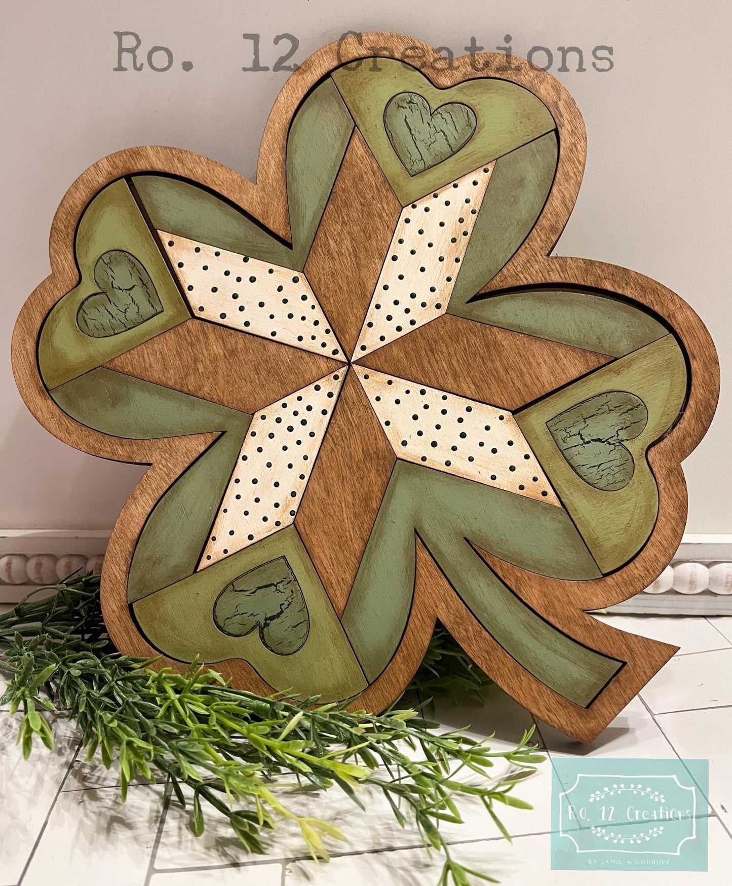 Shamrock Barn Quilt