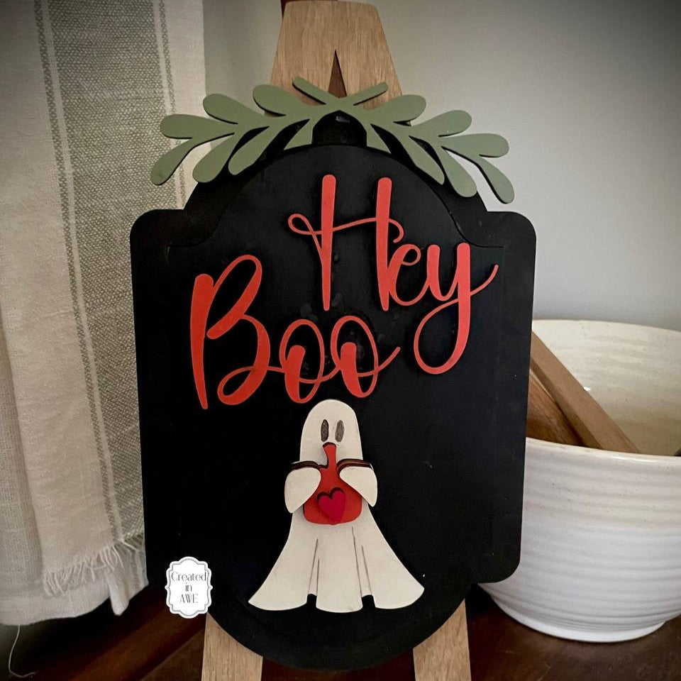 Fall Easel Insert Set – Hey Boo, Give Thanks & Hello Pumpkin | Interchangeable Easel Signs
