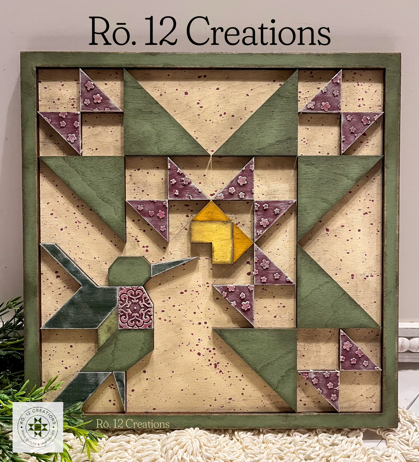 Hummingbird Quilt Block | Barn Quilts Inspired by Jamie