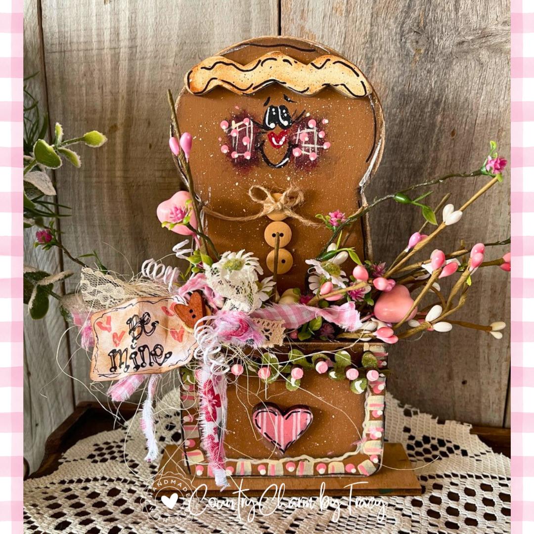 Gingerbread Prim Pocket | DIY Wood Kit