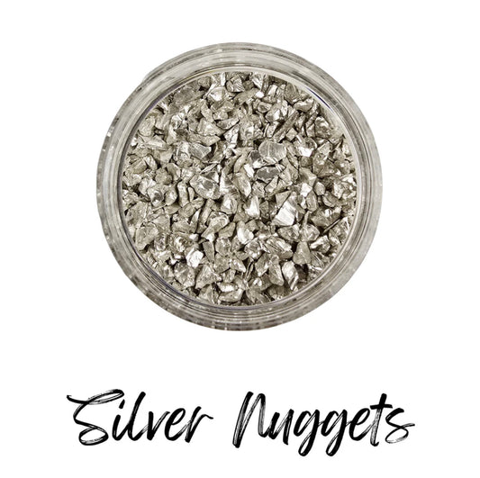 Silver Decorative Nuggets | Paint Couture