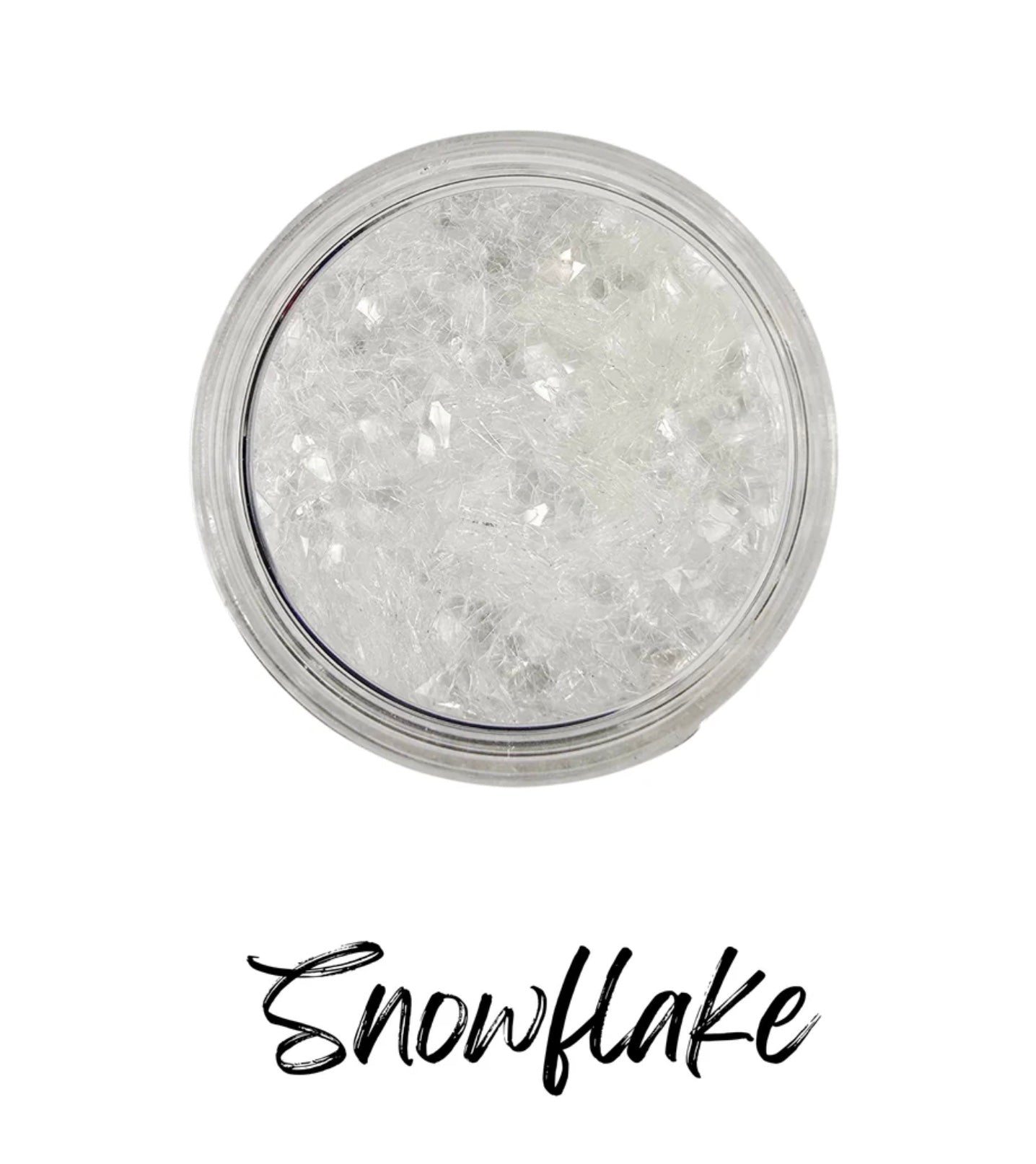 Snowflake German Glass Glitter | Paint Couture