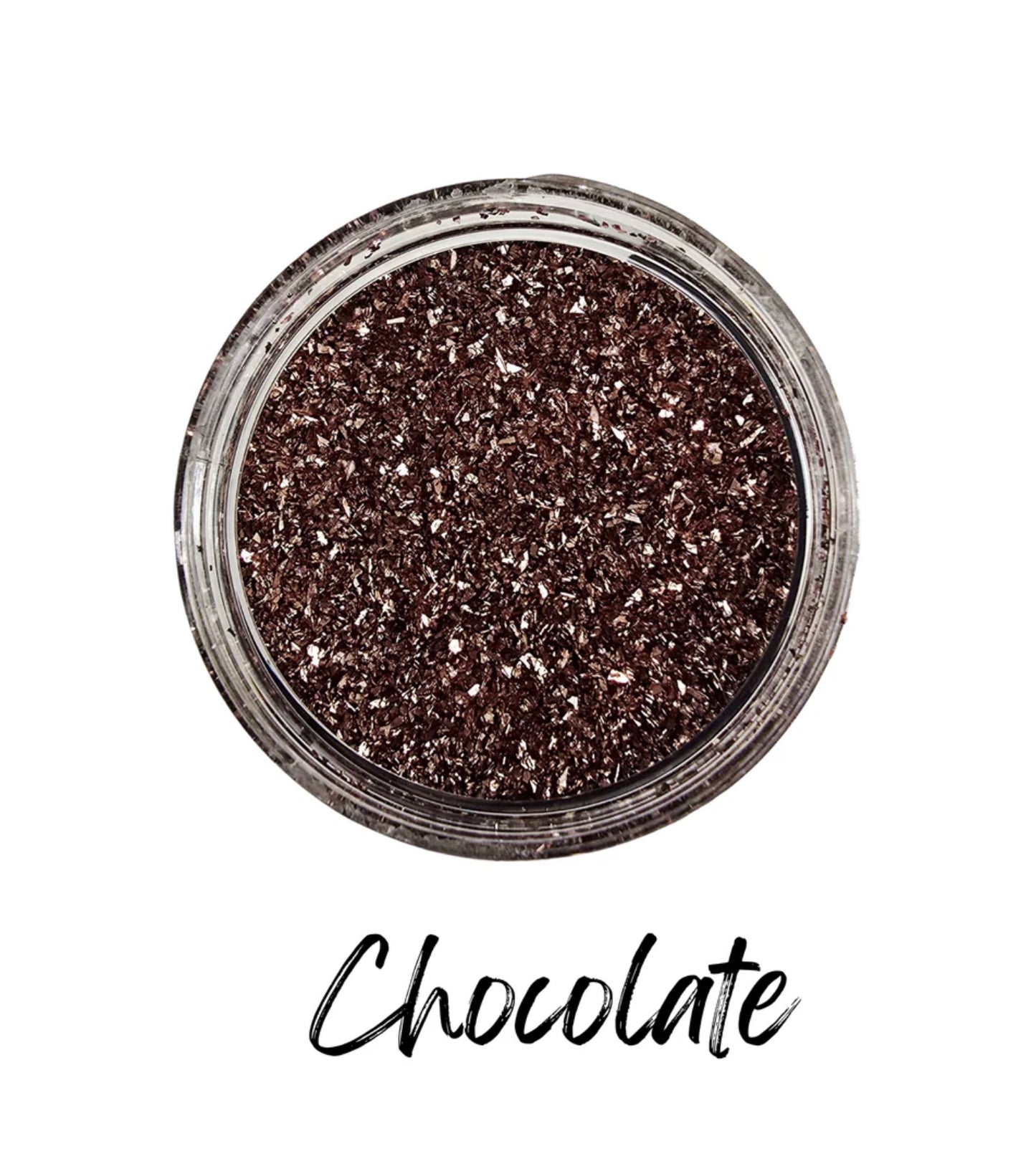 Chocolate German Glass Glitter | Paint Couture
