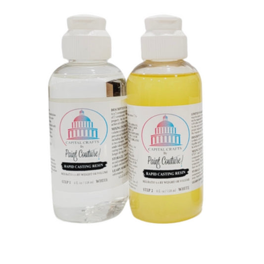 Rapid Casting Resin – Paint Couture (4 oz Set, White or Black)