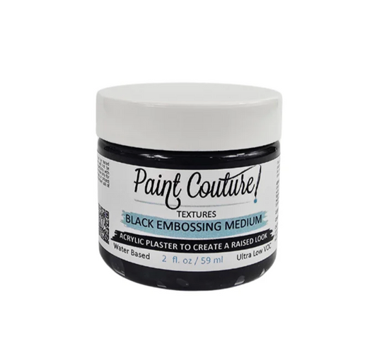 Black Embossing Medium – Paint Couture