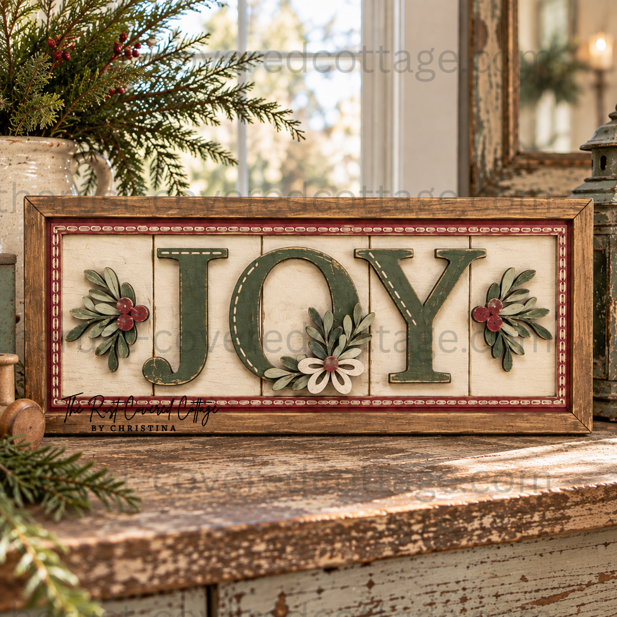 Joy Stitched Sign