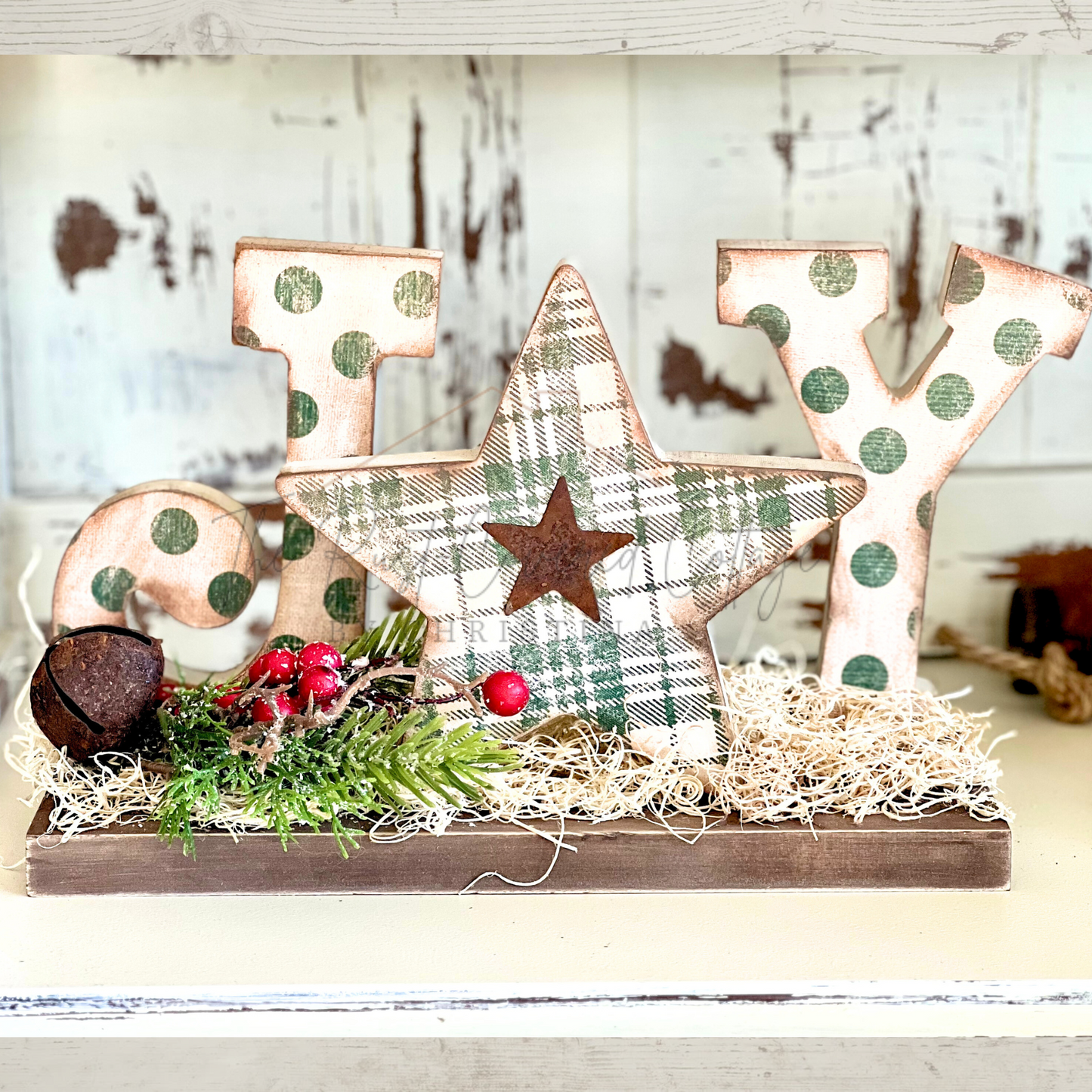 "Joy" Star Shelf Sitter |DIY Wood Kit | Unfinished Laser Cut 1/4" Birch