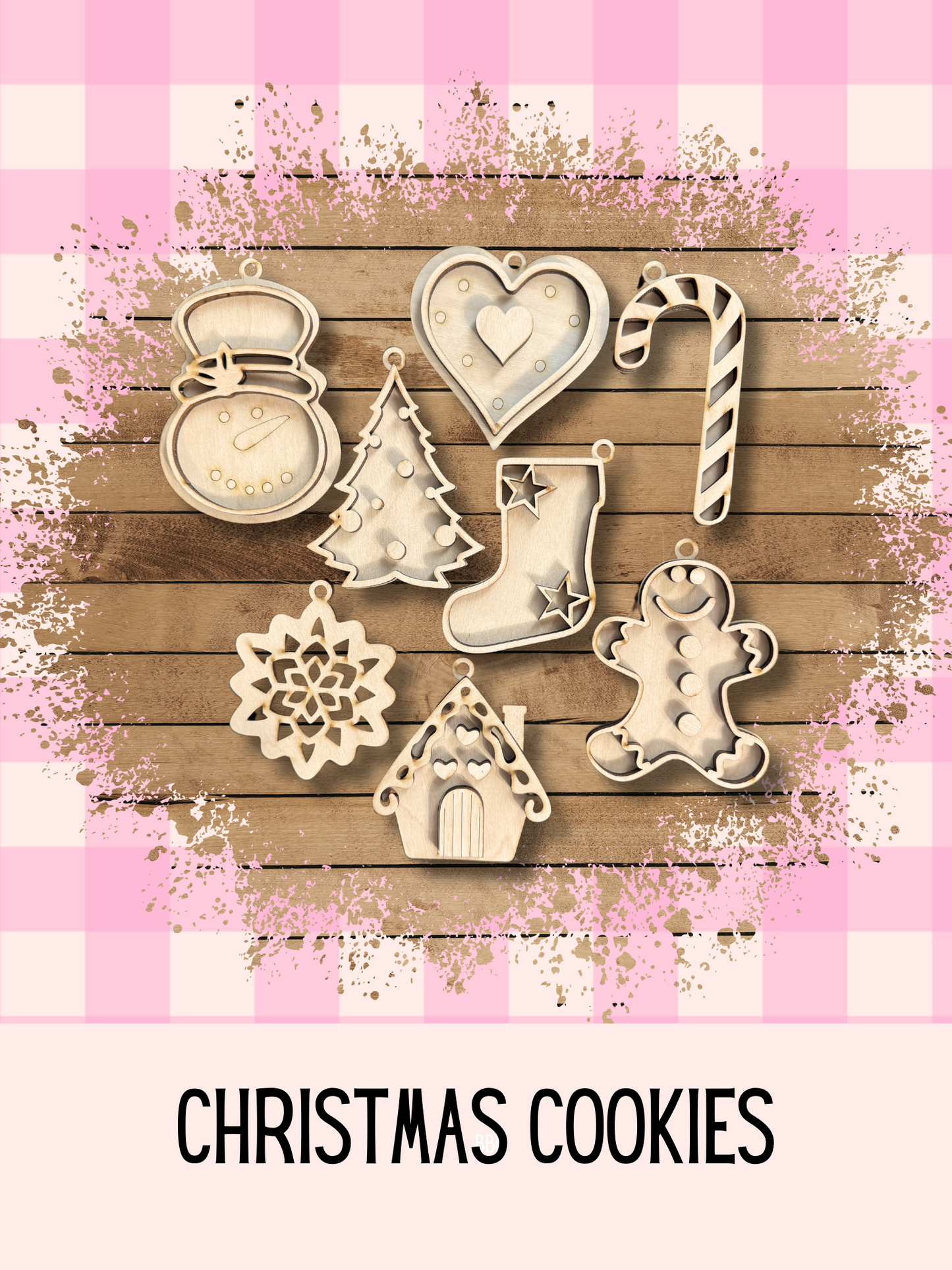 Christmas Cookies| Laser Cut|DIY Wood Kit