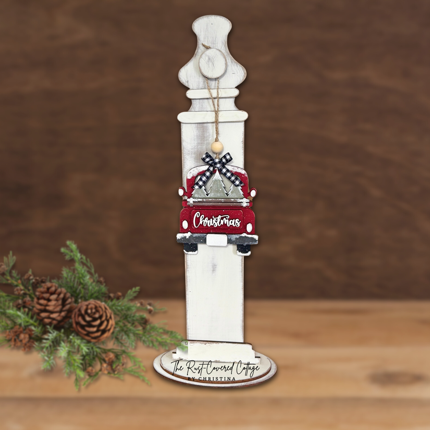Post Sign & Ornament Holder | DIY Wood Display