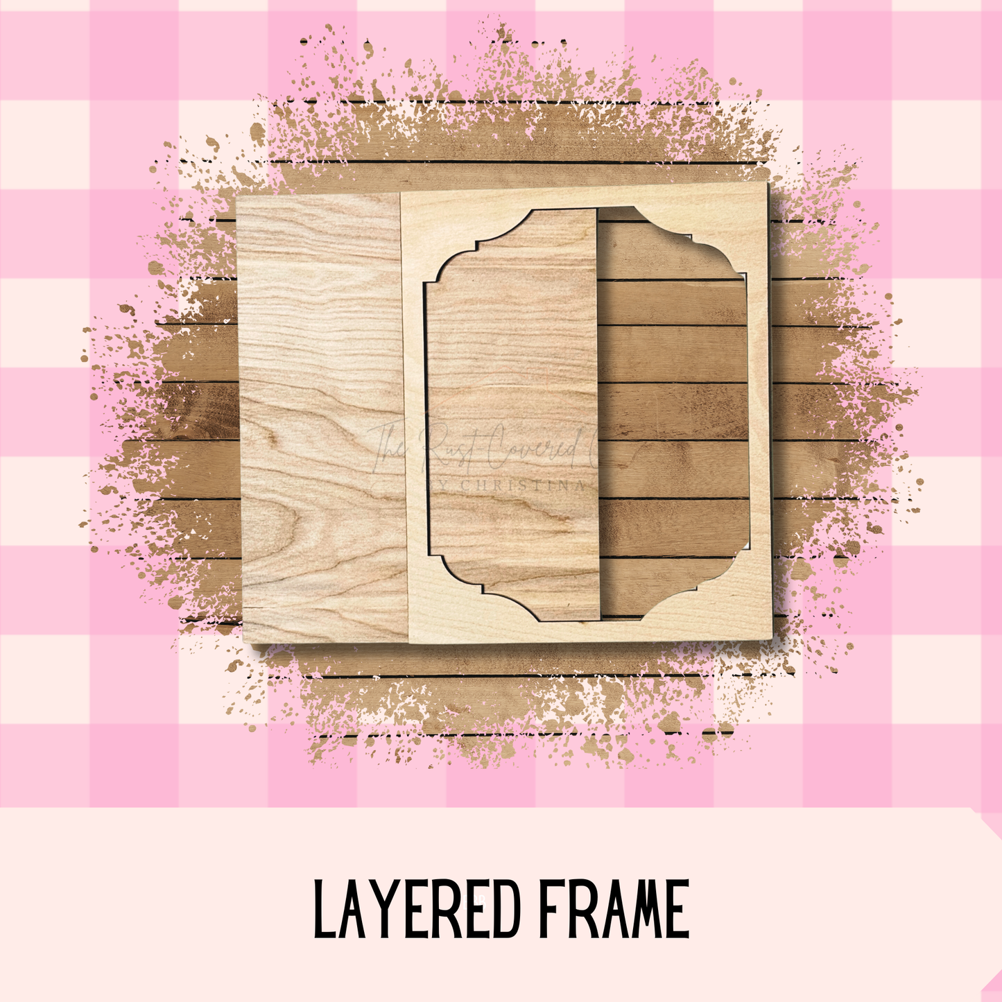 Layered Frame | DIY Unfinished Wood Kit