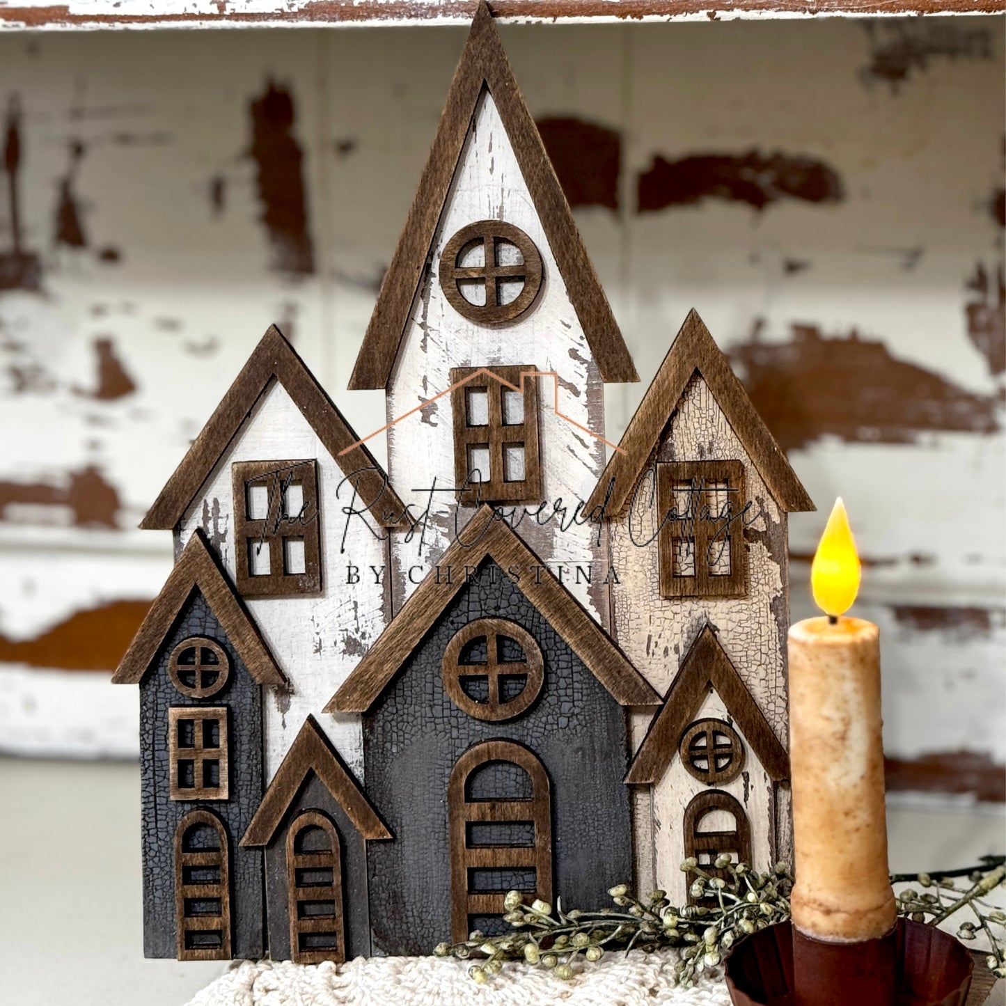 DIY Little Village Wood Kit – Laser Cut 1/4" Birch in Two Sizes