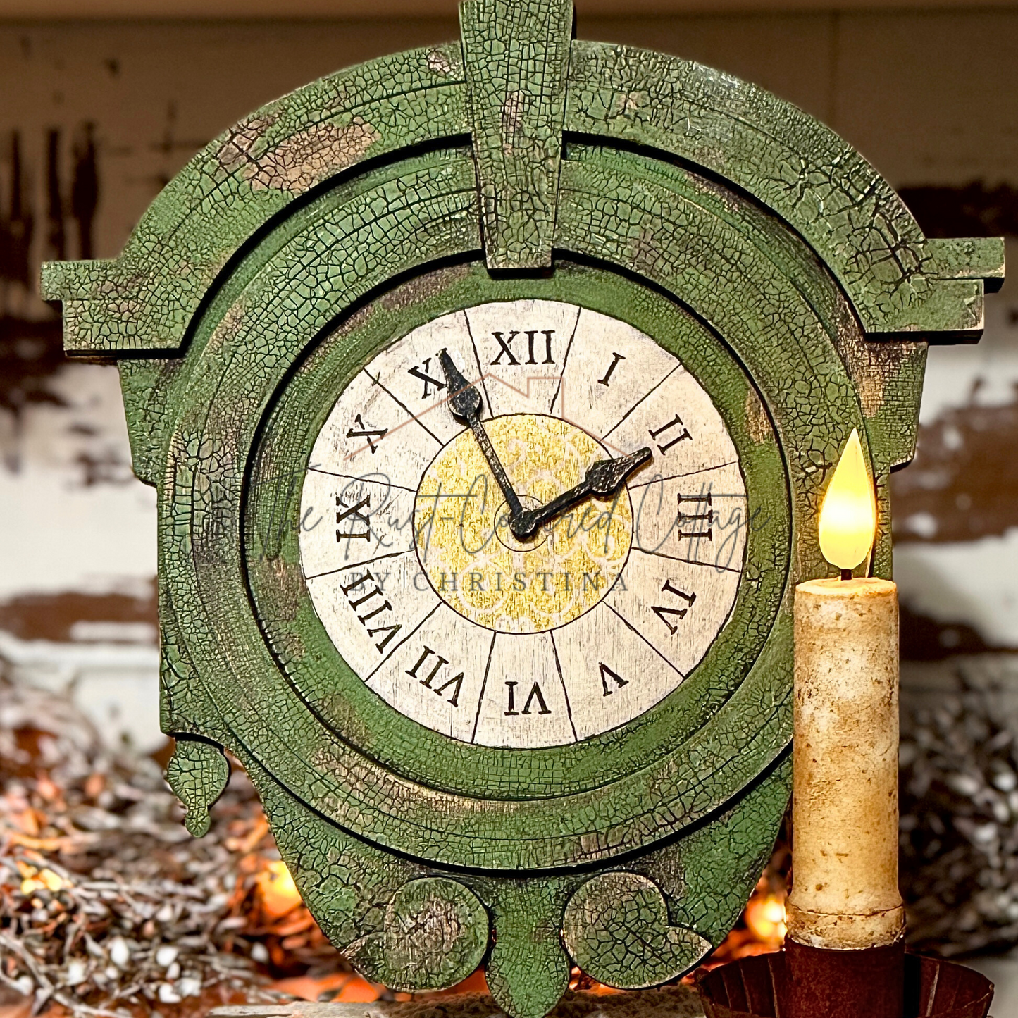 Wall Clock- Vintage Inspired | DIY Kit