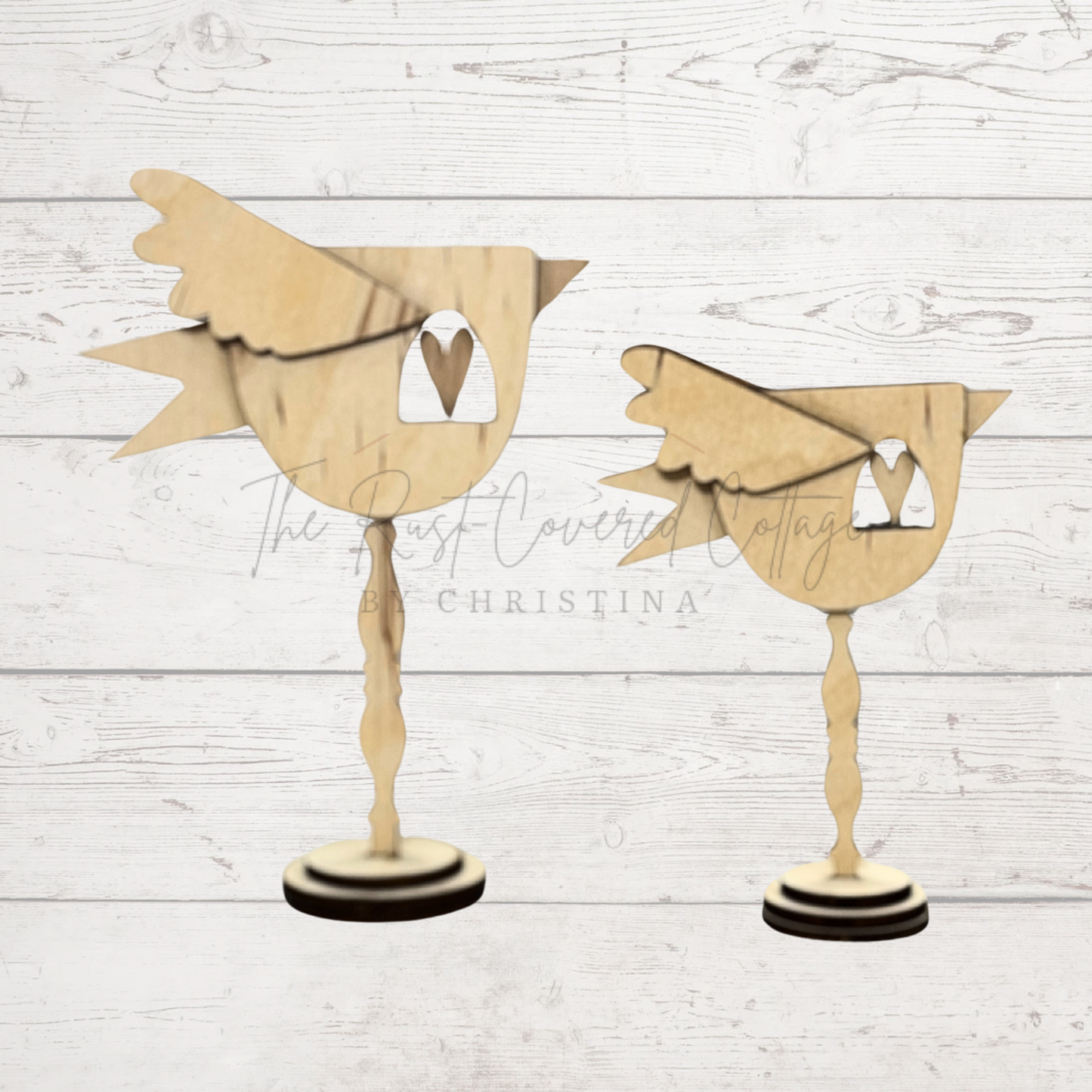 Love Birds | DIY Wood Kit – Set of 2