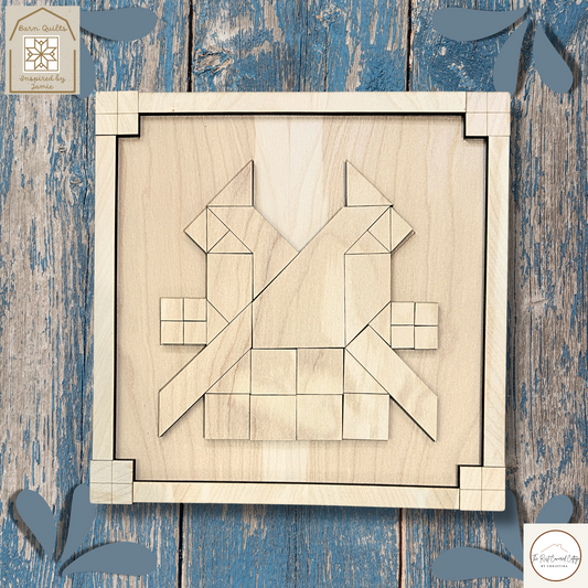 Male & Female Cardinal Quilt Block| DIY Kit