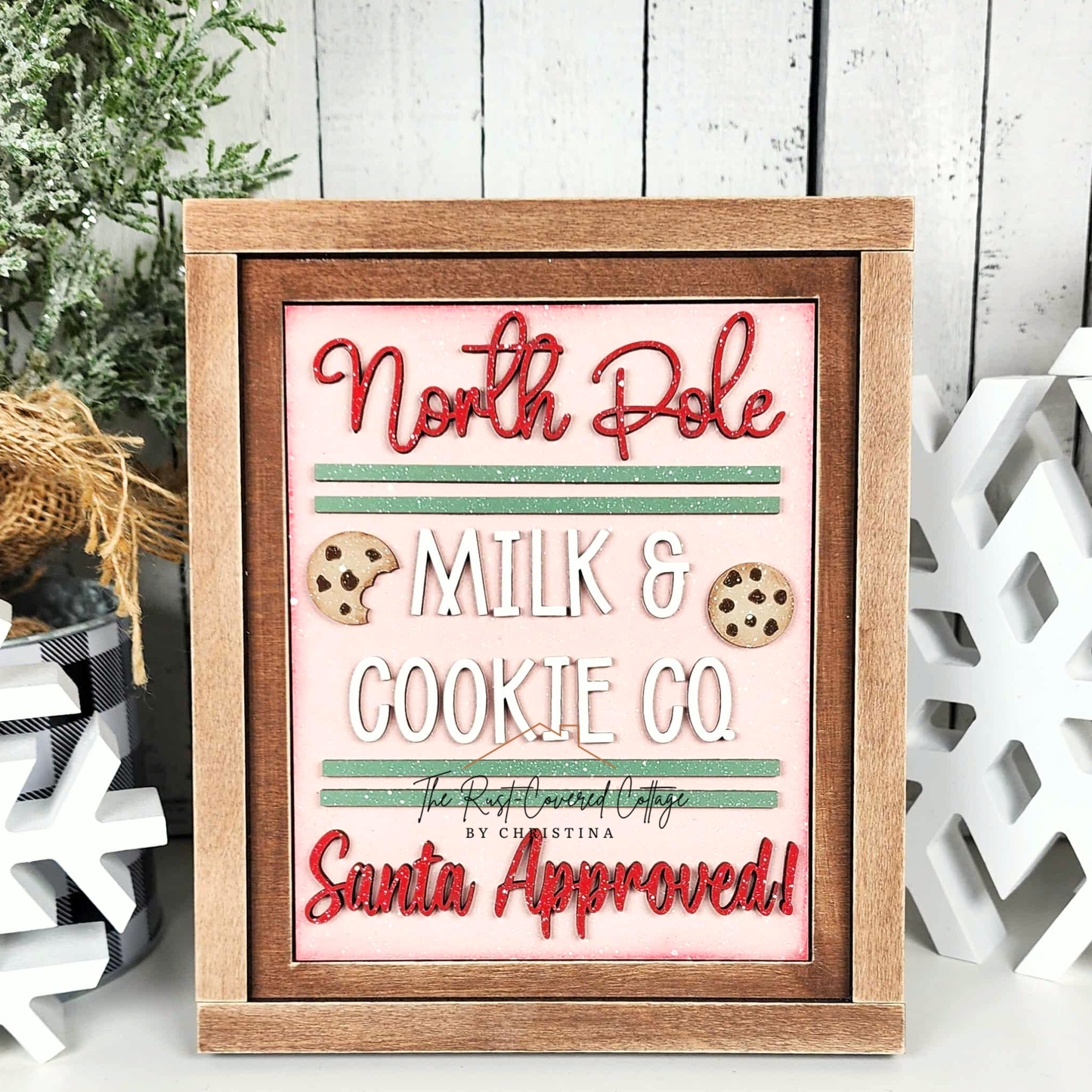 North Pole Sign Trio | DIY Christmas Wood Kit | Laser Cut 1/4" Birch