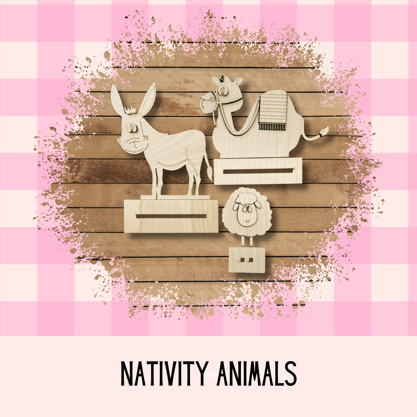 Nativity Scene | Full Holiday Set | DIY Wood Kit