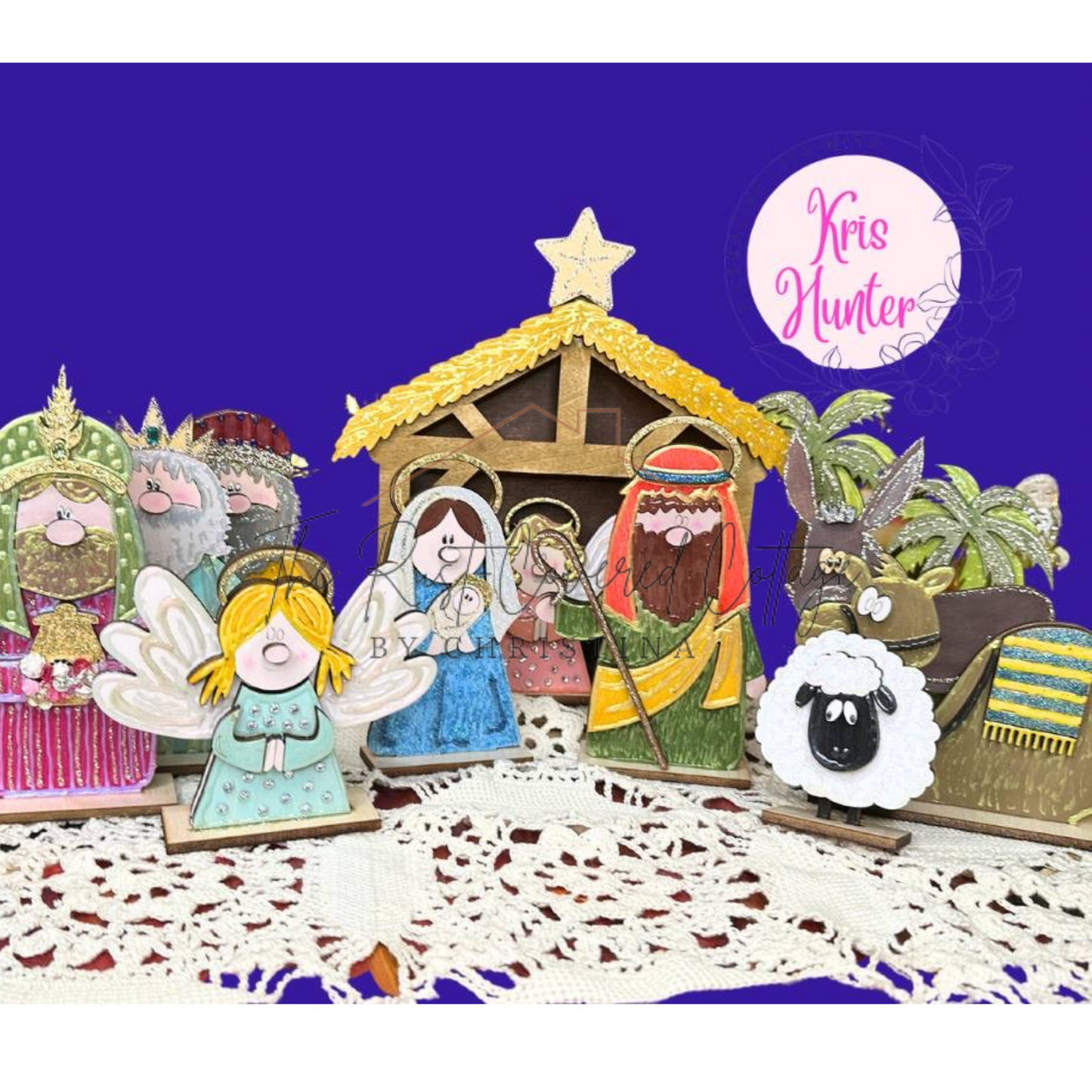 Nativity Scene | Full Holiday Set | DIY Wood Kit