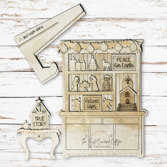 Nativity Hutch | DIY Wood Kit