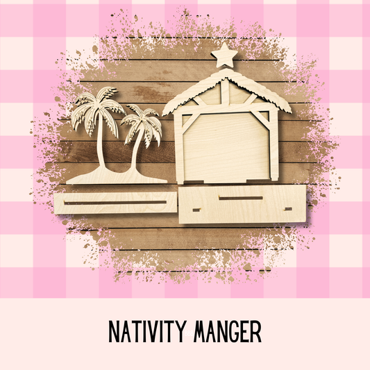 Nativity Scene | Full Holiday Set | DIY Wood Kit