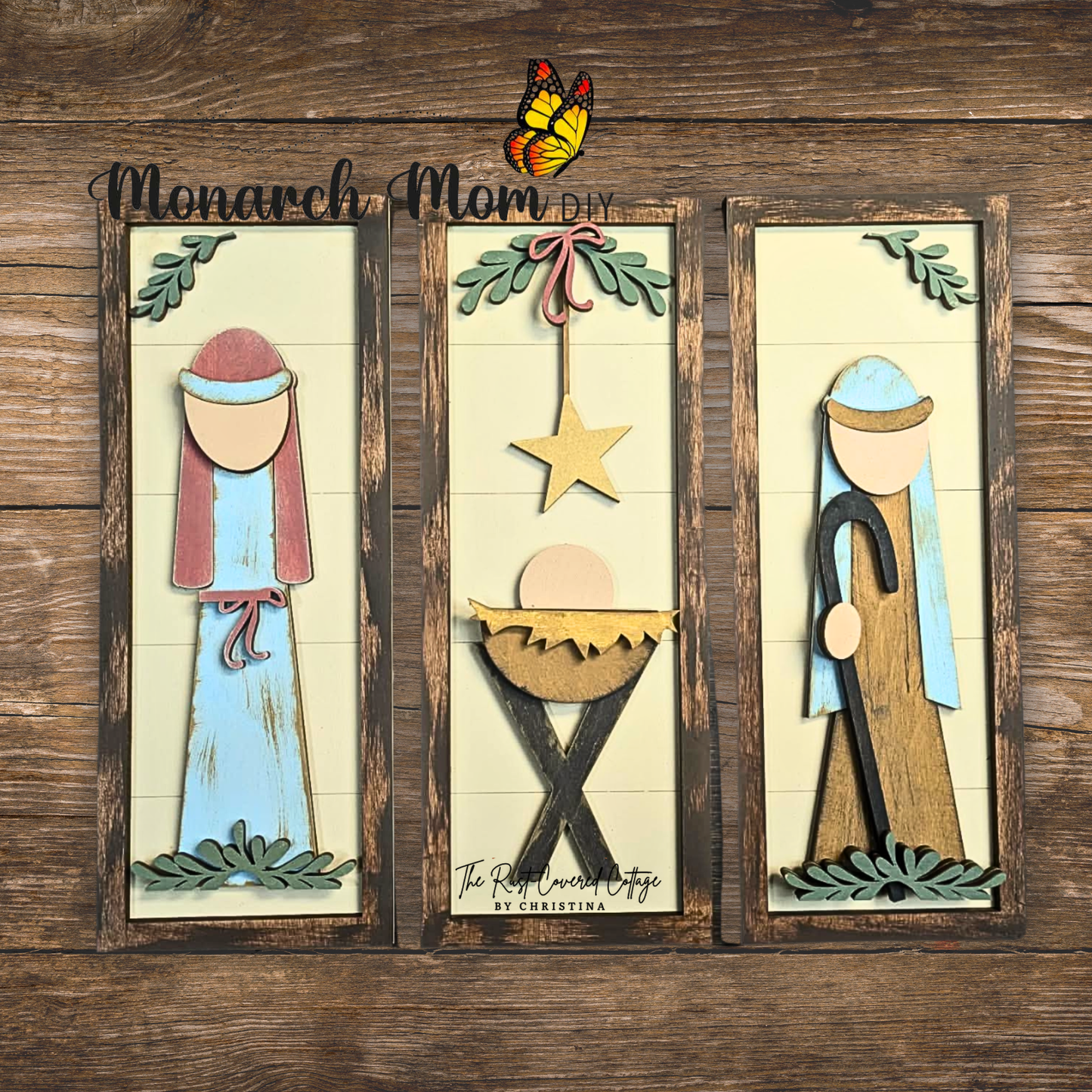 Nativity Silhouette Sign Trio | DIY Wood Kit