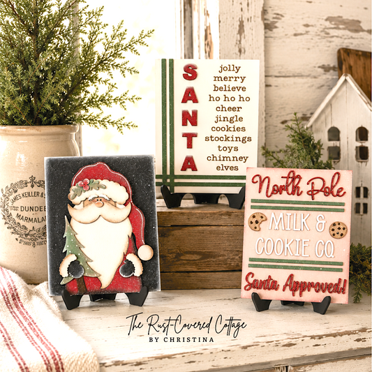 North Pole Sign Trio