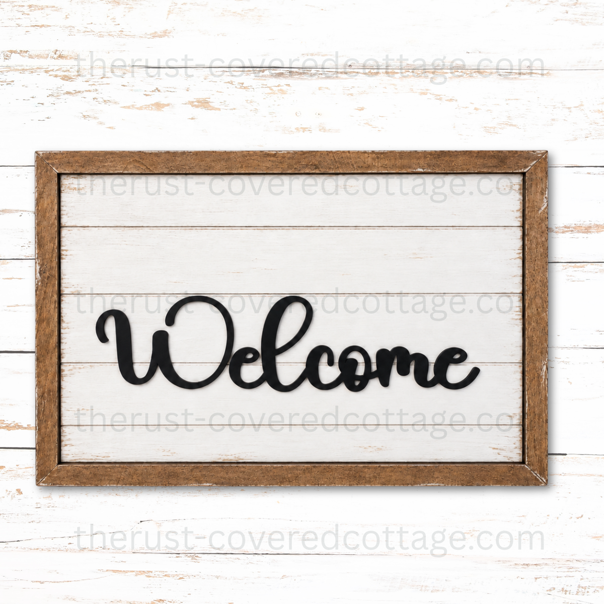 Welcome & Hello Sign Base