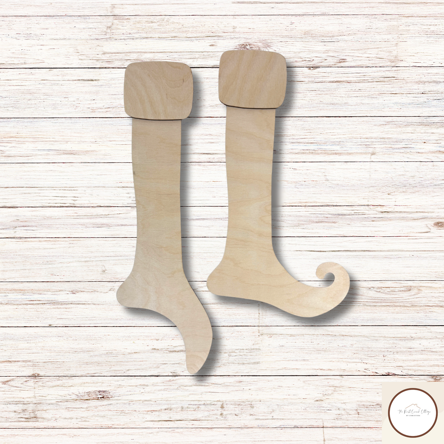 Old World Stocking| DIY Laser Cut Wood Kit - Set of 2