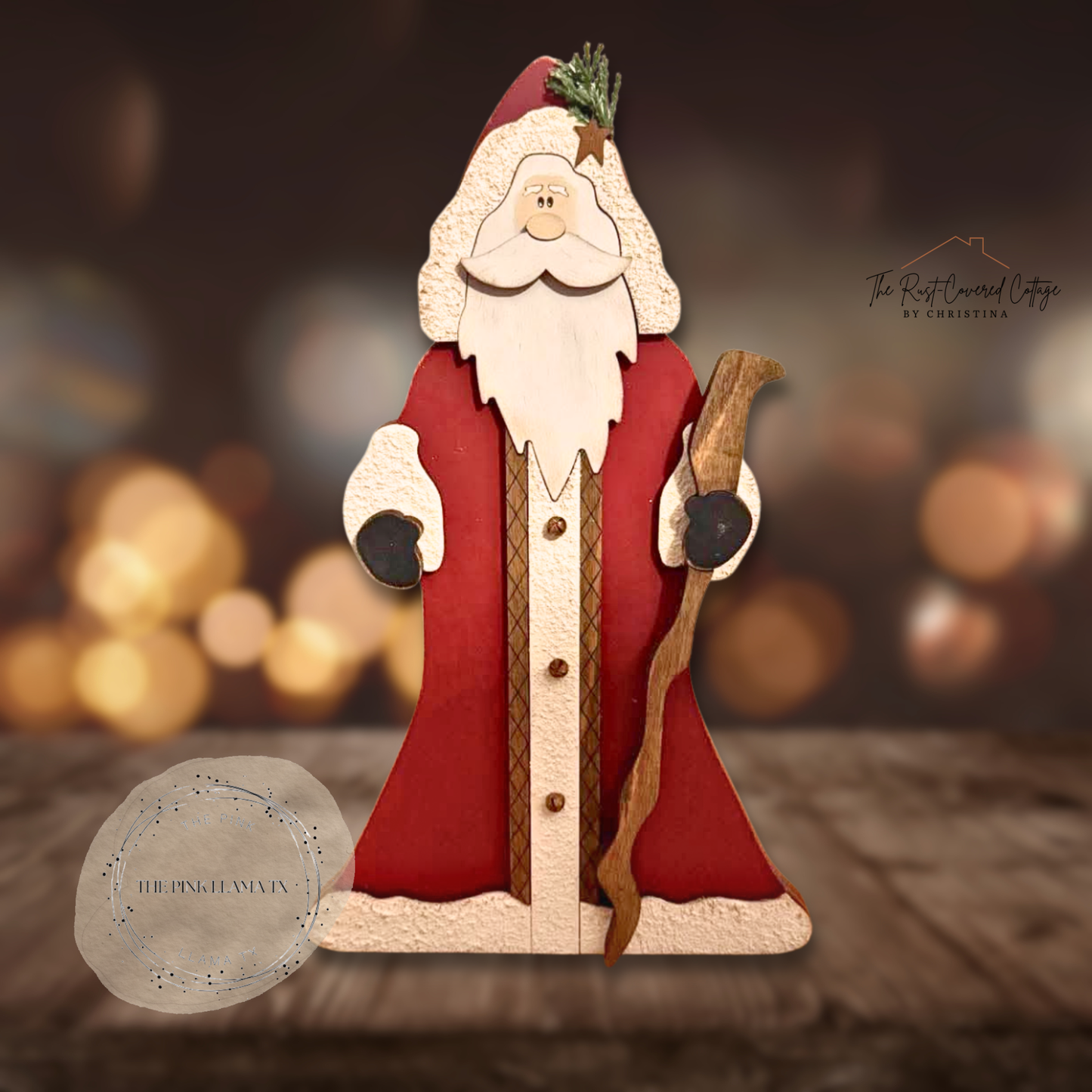 Old World Santa| DIY Wood Kit| Laser Cut