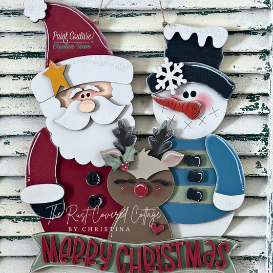 Christmas Friends Sign | FINISHED