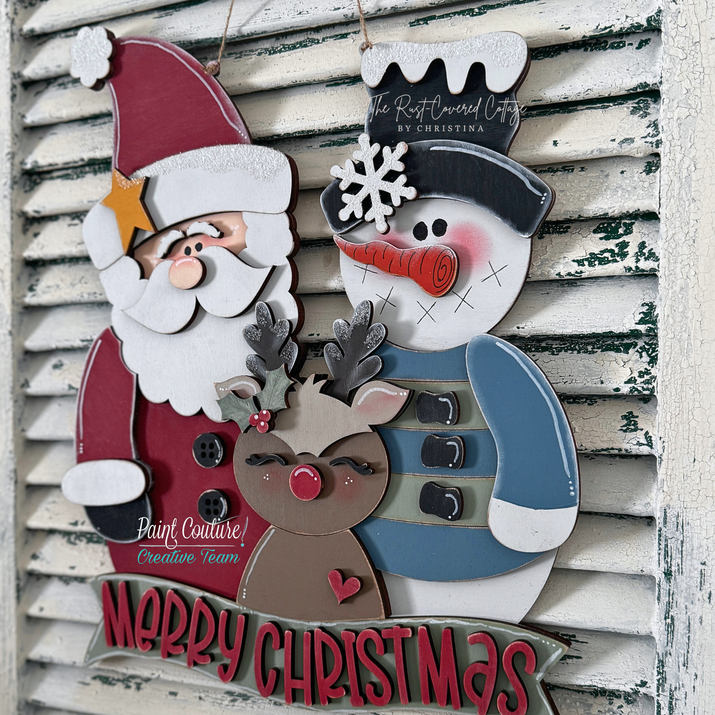 Christmas Friends Sign | FINISHED