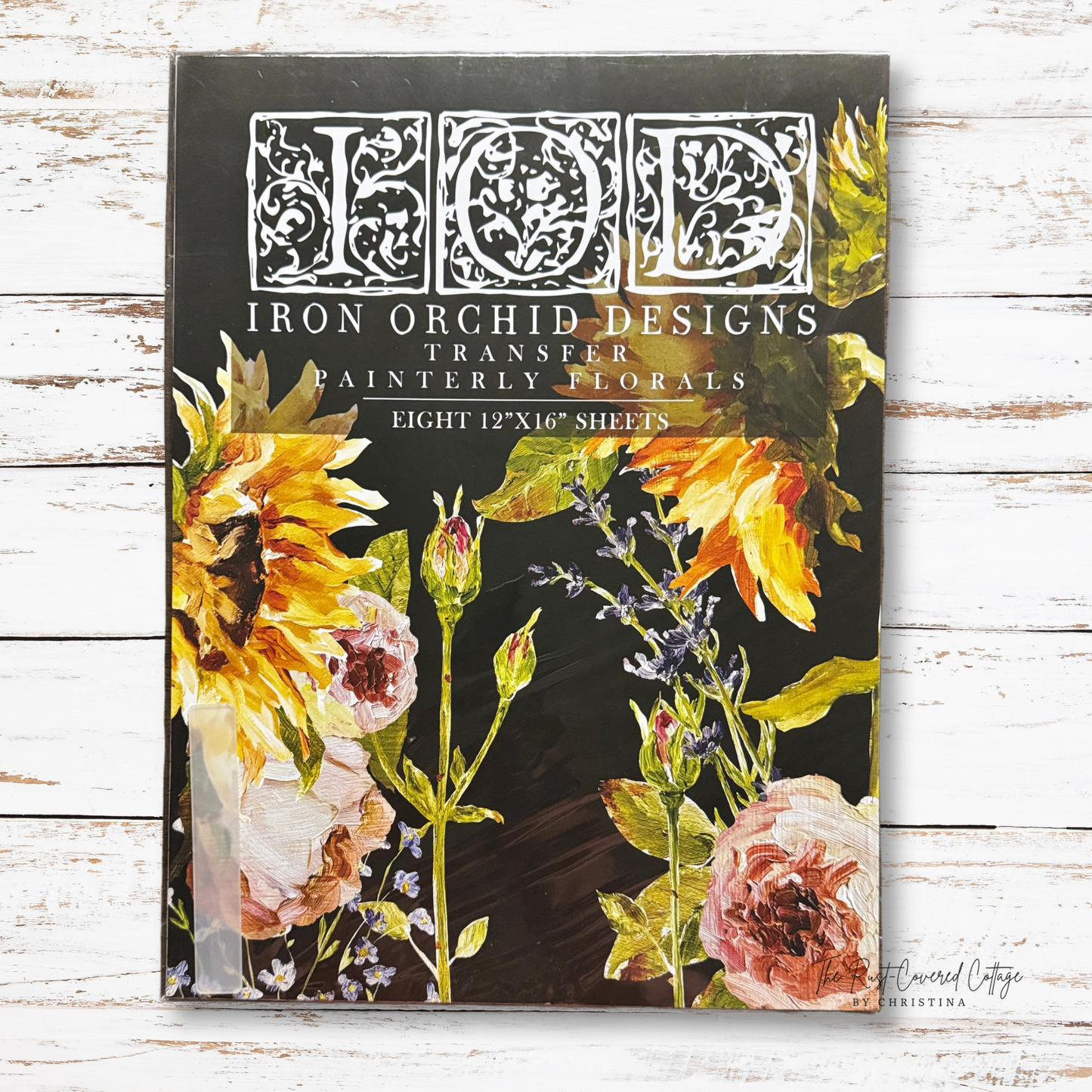 IOD Painterly Florals Transfer – New