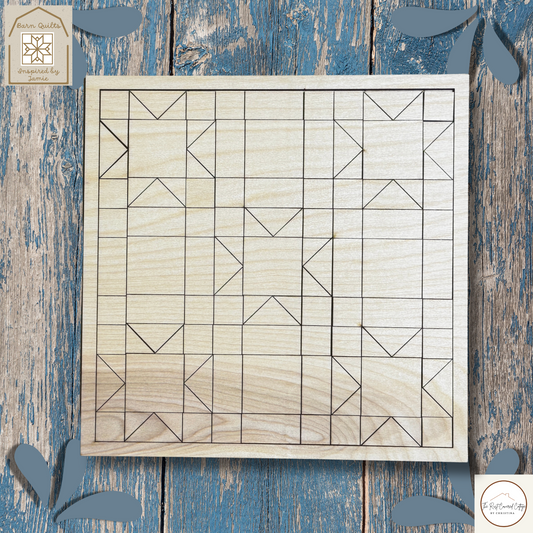 Patriotic Sawtooth Stars Quilt Block | Barn Quilts Inspired by Jamie