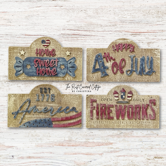 Patriotic Mini Sign Bundle