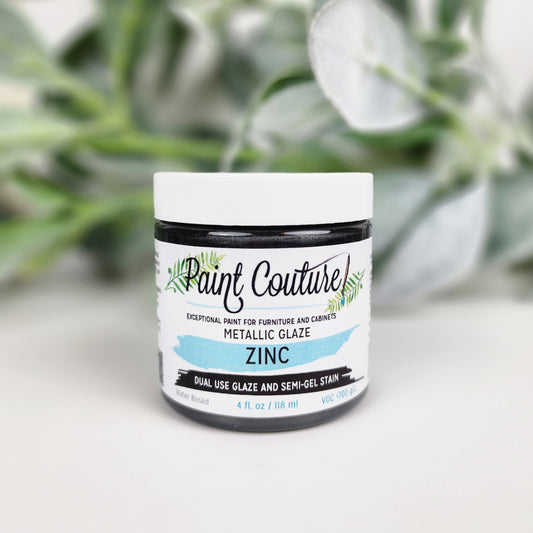Zinc – Metallic Glaze – 1 oz. | Paint Couture