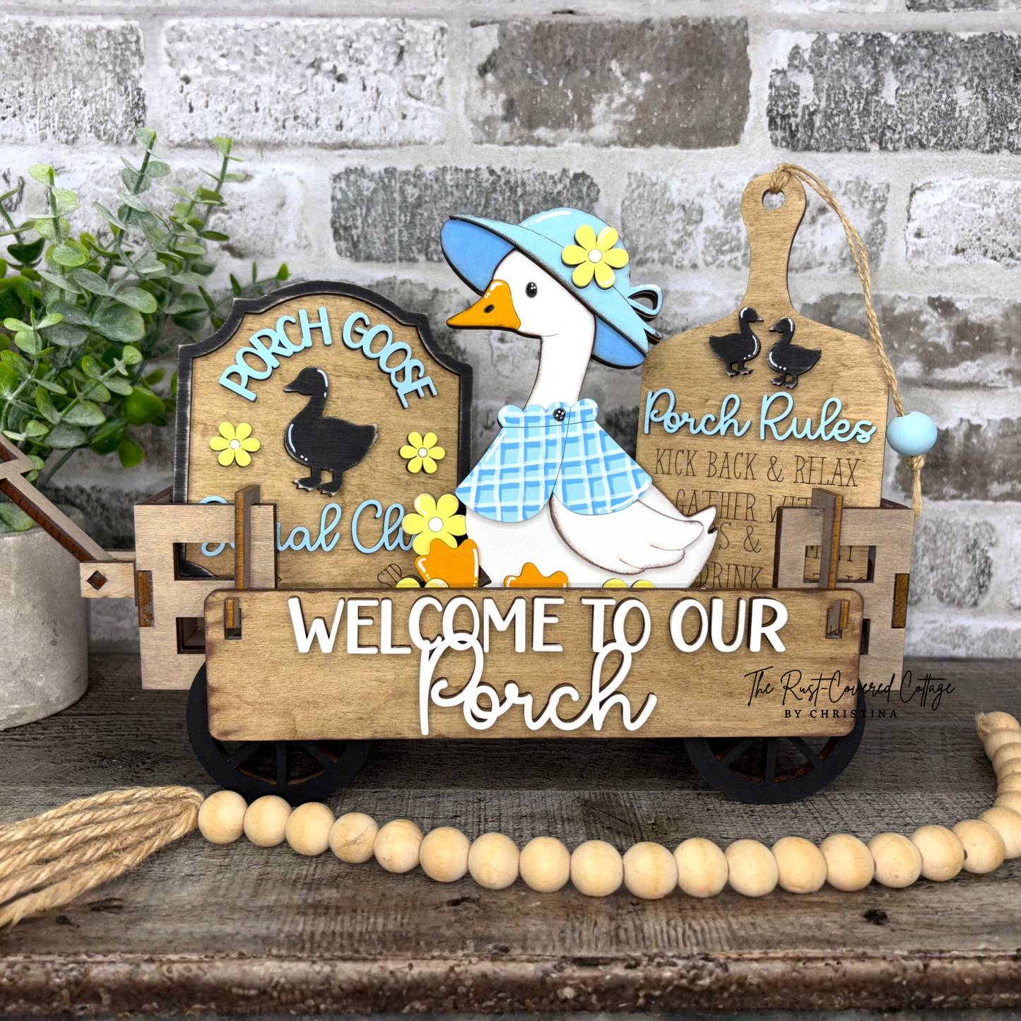 Porch Goose Wagon Insert