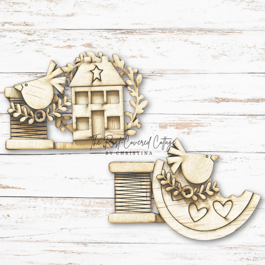 Prim Home Cottage Drawer Insert