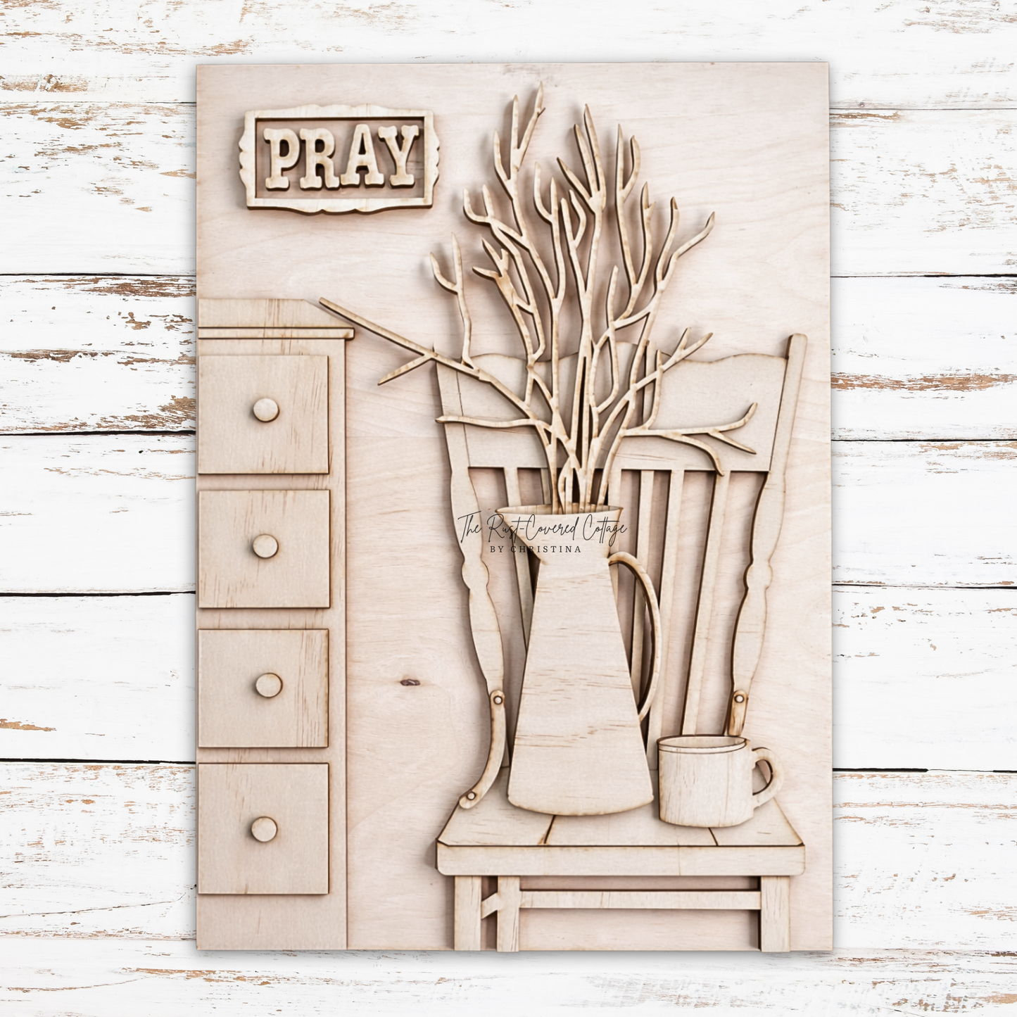 Primitive Chair DIY Wood Kit | Laser Cut