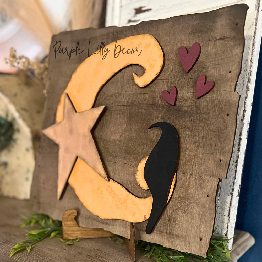Primitive Moon & Star