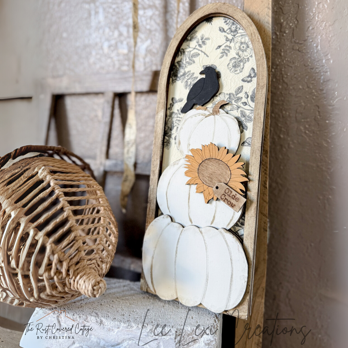 Pumpkin Stack with Arched Frame| DIY Wood Kit | Fall