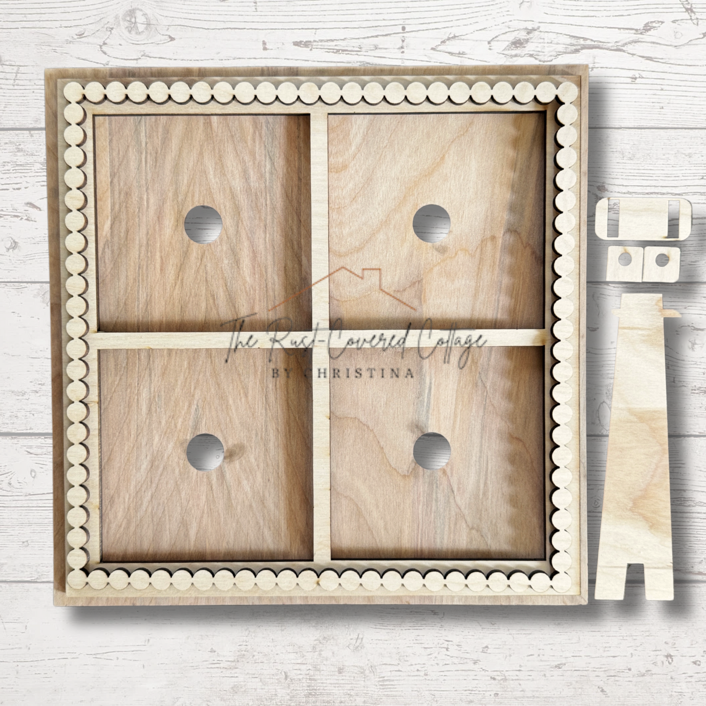Beaded Interchangeable Frame | DIY Laser Cut Display – 1 to 4 Slot Options