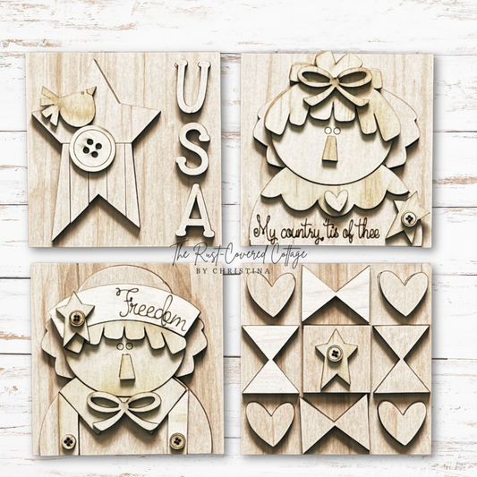 Raggedy Ann & Andy Mini Sign Set