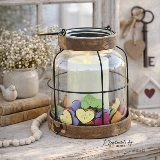 Conversation Hearts – Engraved DIY Wood Kit – Set of 25