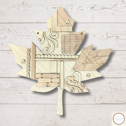 Rustic Leaf| DIY Wood Kit | Fall