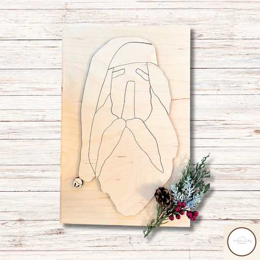 Rustic Santa-with backer board