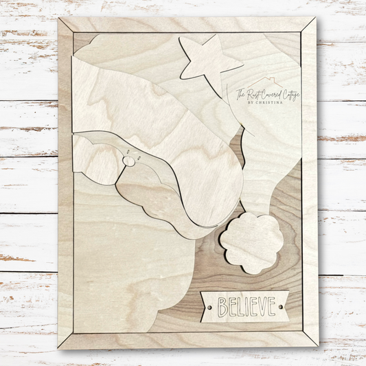 Santa Believe | DIY Wood Kit