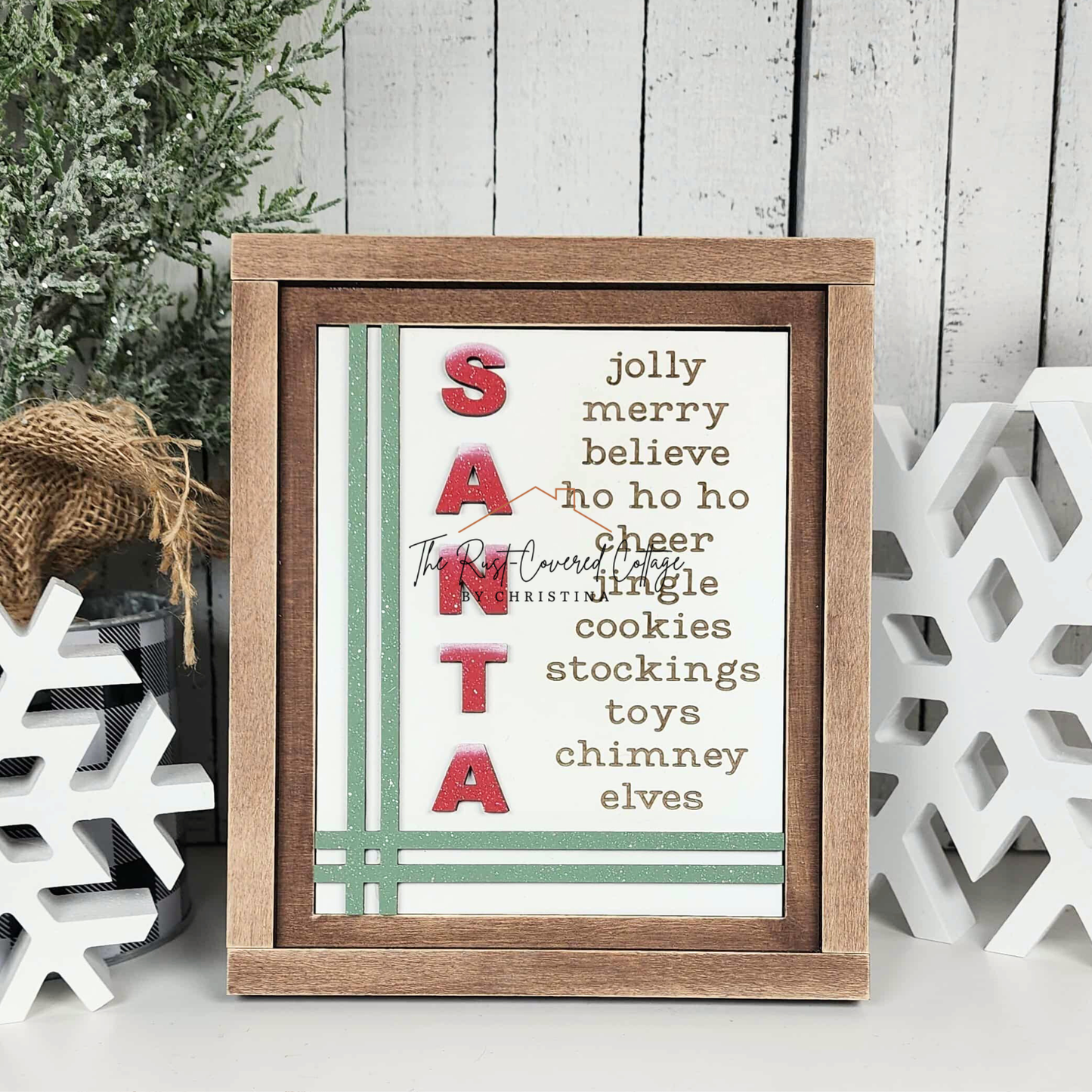 North Pole Sign Trio | DIY Christmas Wood Kit | Laser Cut 1/4" Birch