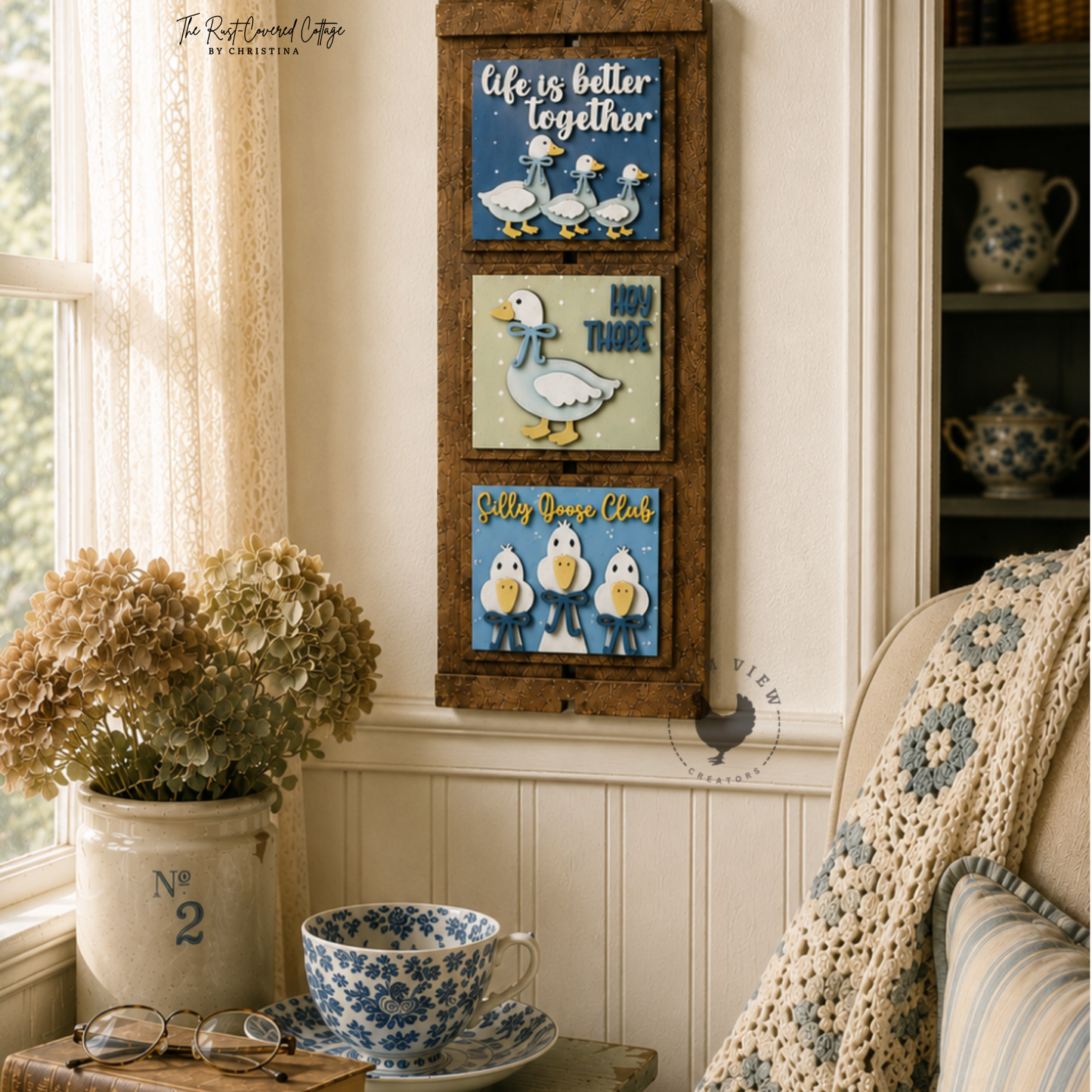 Silly Goose Club Mini Sign Set