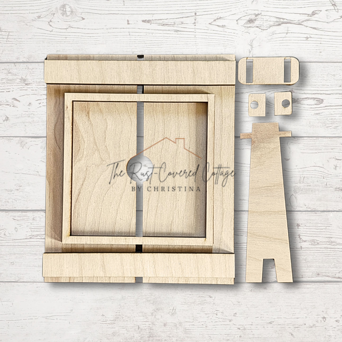 Shutter Interchangeable Frame | Laser Cut DIY Display – 1, 2, or 3 Slot Options