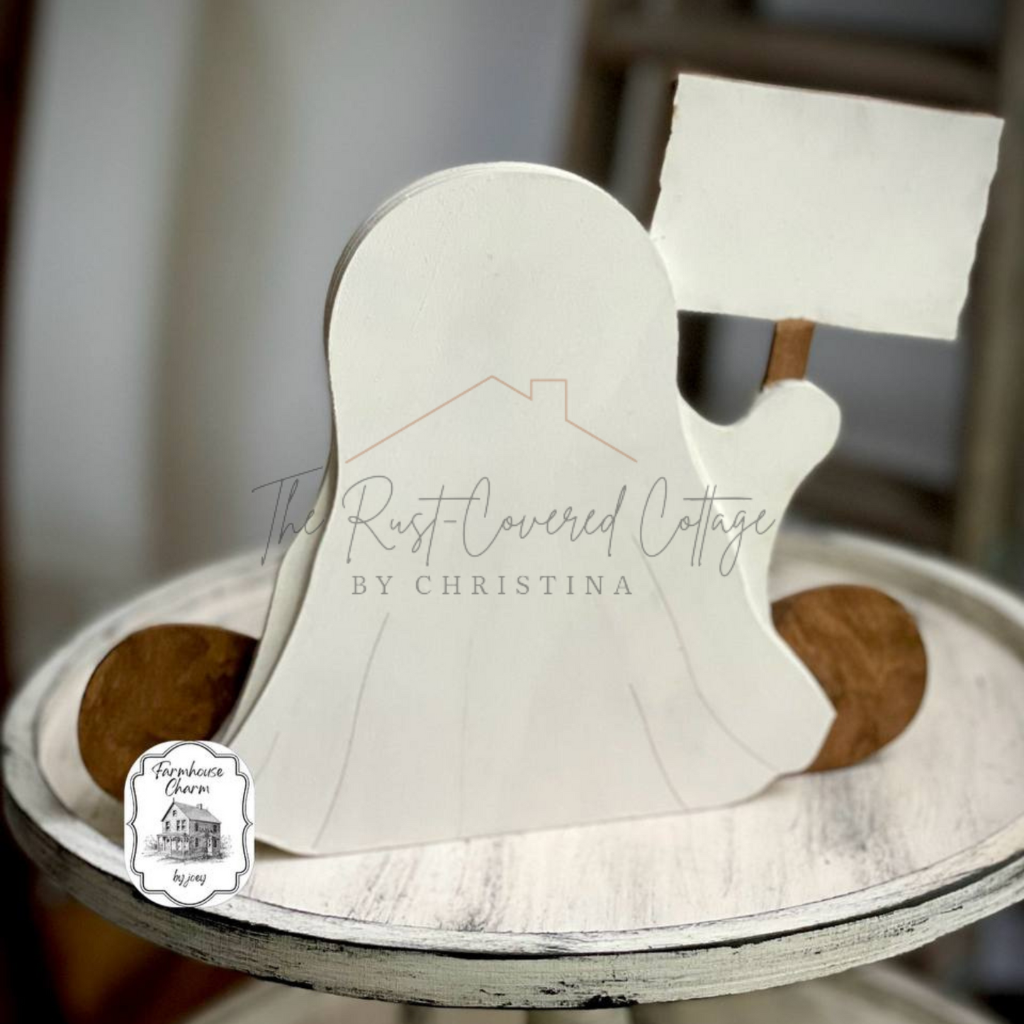 Ghost Shelf Sitter|DIY Laser Cut Wood Kit