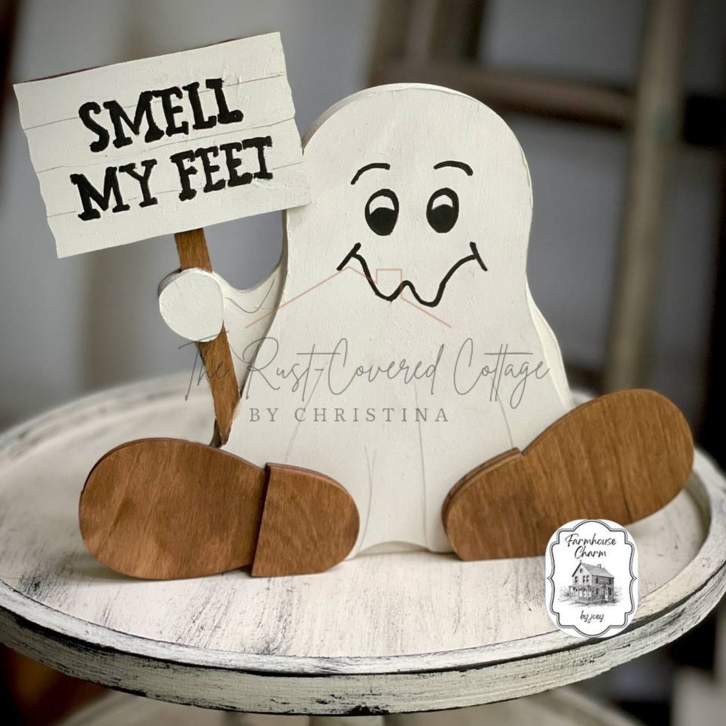 Ghost Shelf Sitter|DIY Laser Cut Wood Kit